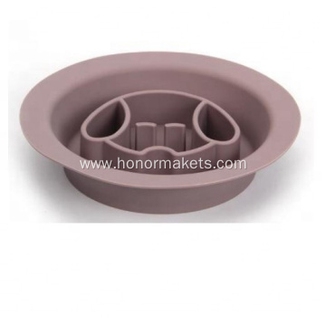 Silicone pet slow food bowl